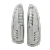 xTune Ford Superduty F250-F650 03-07 Amber LED Mirror Signal Lens - Clear ACC-LED-FDSD99-MR-C SPYDER Side Mirrors  AXOPROS