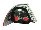 ANZO 2000-2003 BMW 3 Series E46 Taillights Red/Clear ANZO Tail Lights  AXOPROS