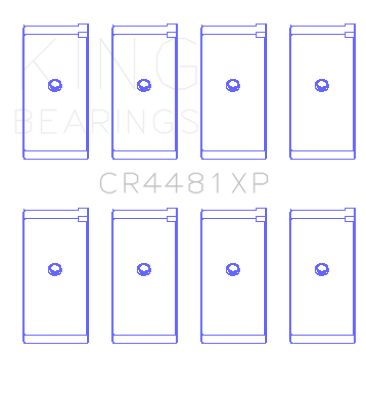 King Mitsubishi 4G63/4G64 6 Bolt 1st Gen DSM Performance Rod Bearing Set - Size STD King Engine Bearings Bearings  AXOPROS