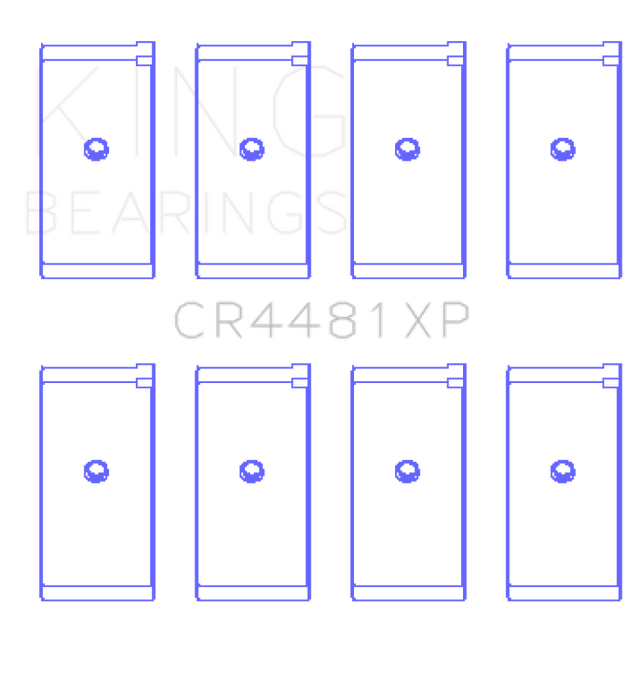 King Mitsubishi 4G63/4G64 6 Bolt 1st Gen DSM Performance Rod Bearing Set - Size STD King Engine Bearings Bearings  AXOPROS