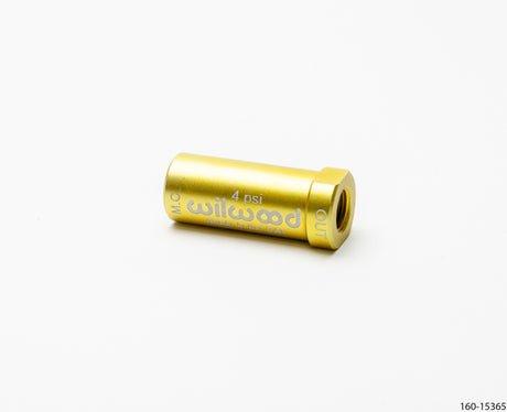 Wilwood Wilwood Residual Pressure Valve - New Style 4 PSI / Gold Brake Hardware aftermarket performance part