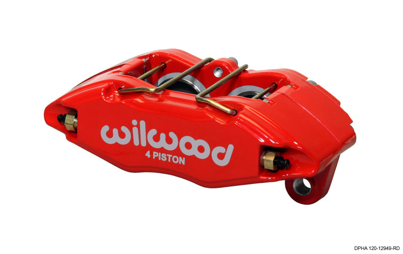 Wilwood Caliper-Dynapro Honda/Acura - Red 1.62in Pistons .83in Disc Wilwood Brake Calipers - Perf  AXOPROS