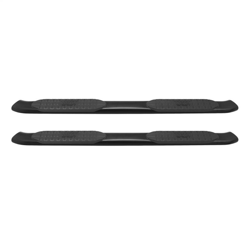 Westin 2009-2018 Dodge/Ram 1500/2500/3500 Crew Cab PRO TRAXX 5 Oval Nerf Step Bars - Black Westin Nerf Bars  AXOPROS