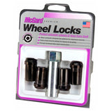 McGard Wheel Lock Nut Set - 4pk. (Tuner / Cone Seat) M14X1.5 / 22mm Hex / 1.648in. Length - Black McGard Lug Nuts  AXOPROS