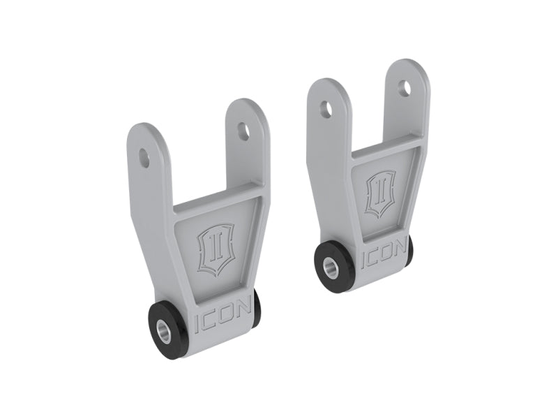 ICON 10-23 Ford F-Series Billet 1in Lowering Shackle Kit ICON Shackle Kits  AXOPROS