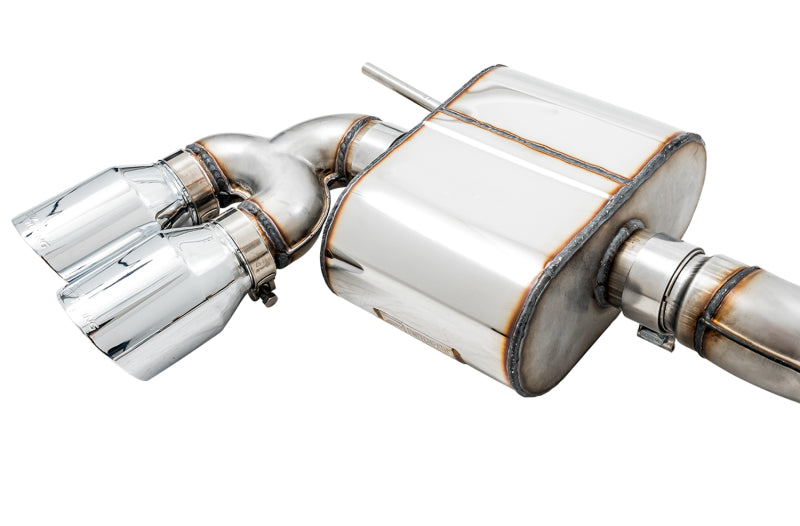 AWE Tuning Mk7 Golf R SwitchPath Exhaust w/Chrome Silver Tips 102mm AWE Tuning Catback  AXOPROS