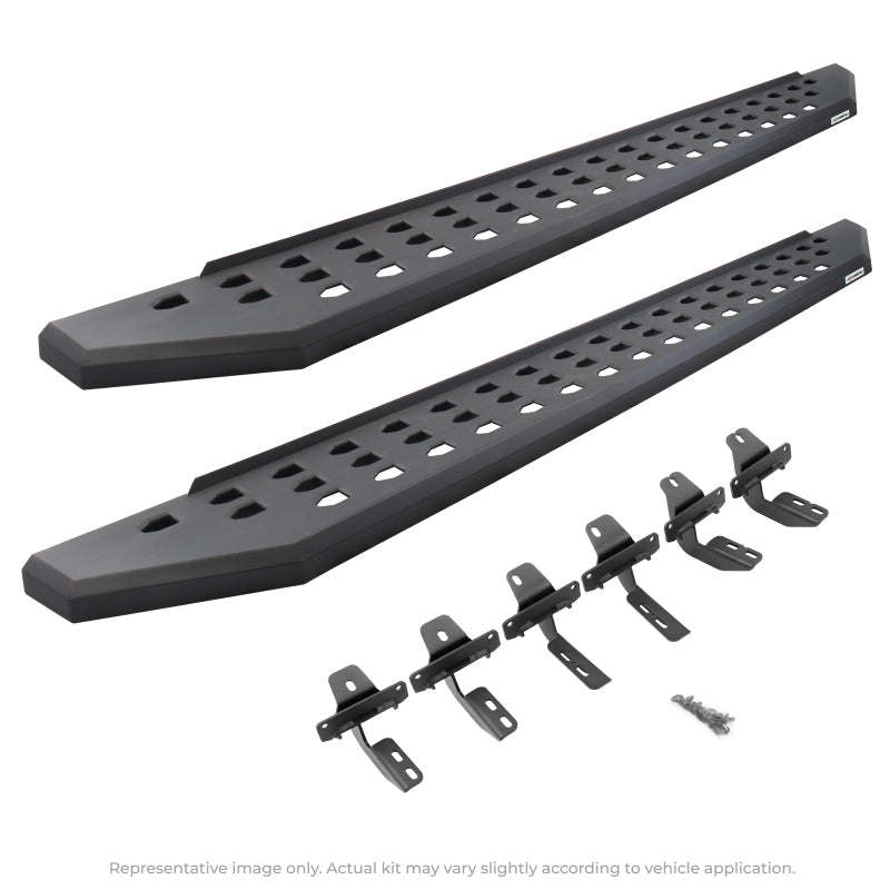 Go Rhino 2022 Toyota Tundra Crew Max 4dr RB20 Kit w/RB20 Running Board + Brkts - Tex. Blk Go Rhino Running Boards  AXOPROS