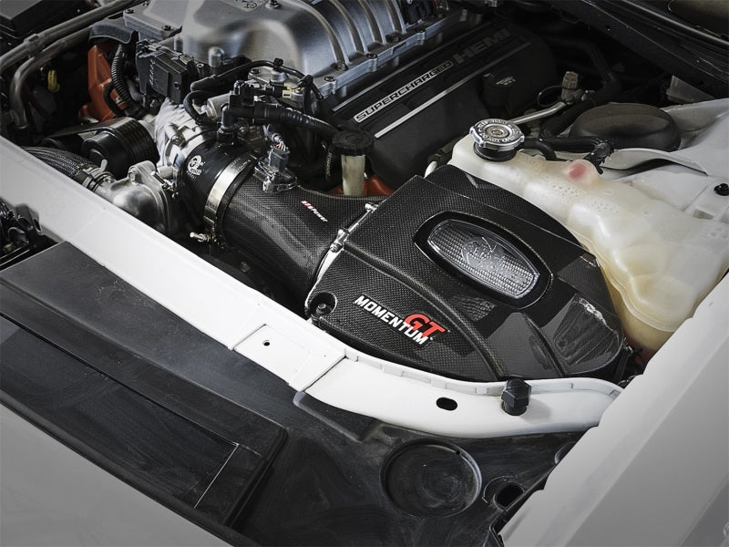 aFe aFe Momentum GT Black Series Carbon Fiber CAIS 15-16 Dodge Challenger SRT Hellcat V8-6.2L (sc) Cold Air Intakes aftermarket performance part