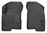 Husky Liners 07-12 Dodge Caliber / 07-12 Jeep Compass WeatherBeater Front Row Black Floor Liners Husky Liners Floor Mats - Rubber  AXOPROS
