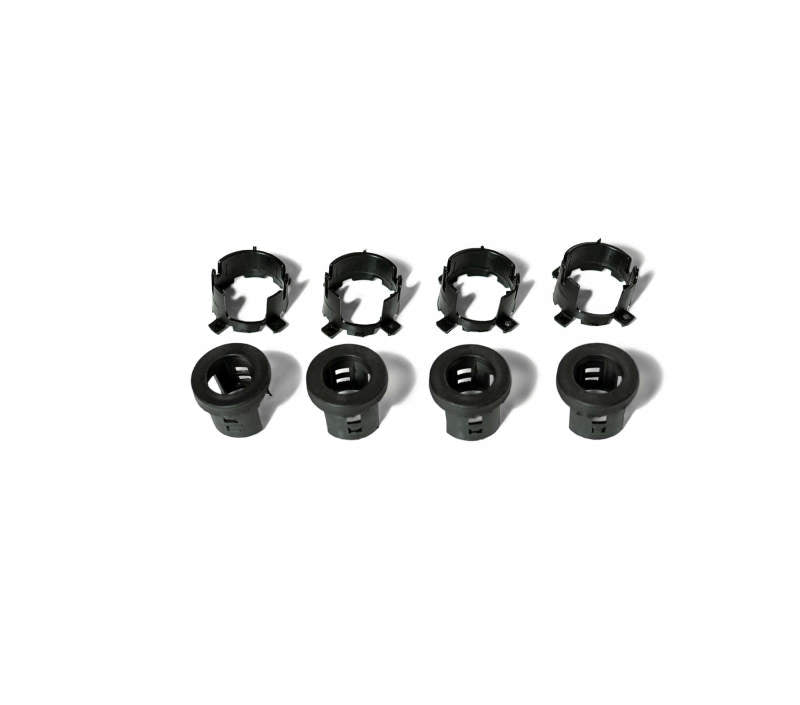 DV8 Offroad Jeep/Dodge/RAM Front Bezel & Rear Clip Replacement Kit for MOPAR Sensors - Set of 4 DV8 Offroad Dash & Interior Trim  AXOPROS