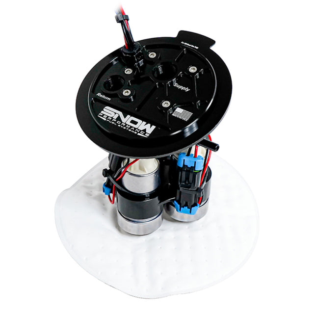 Snow Performance 2005+ Dodge Charger/Challenger Xtreme Fuel Hat - Triple Pump Snow Performance Fuel Pumps  AXOPROS