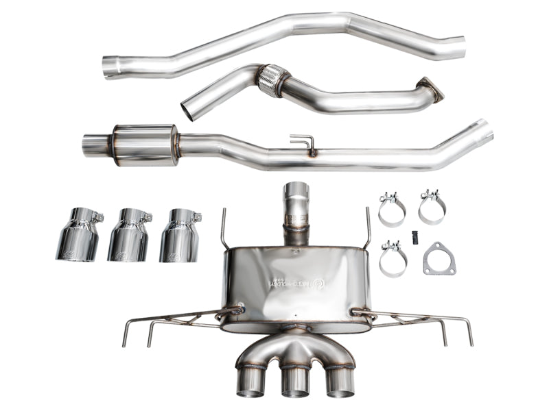AWE Tuning 2023 Honda Civic Type R FL5 Touring Edition Exhaust w/ Triple Chrome Silver Tips AWE Tuning Catback  AXOPROS
