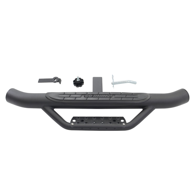 Go Rhino Dominator Hitch Step - Black Go Rhino Hitch Accessories  AXOPROS