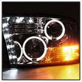 Spyder Dodge Ram 1500 09-14 10-14 Projector Headlights Halogen- LED Halo LED- Smke PRO-YD-DR09-HL-SM SPYDER Headlights  AXOPROS