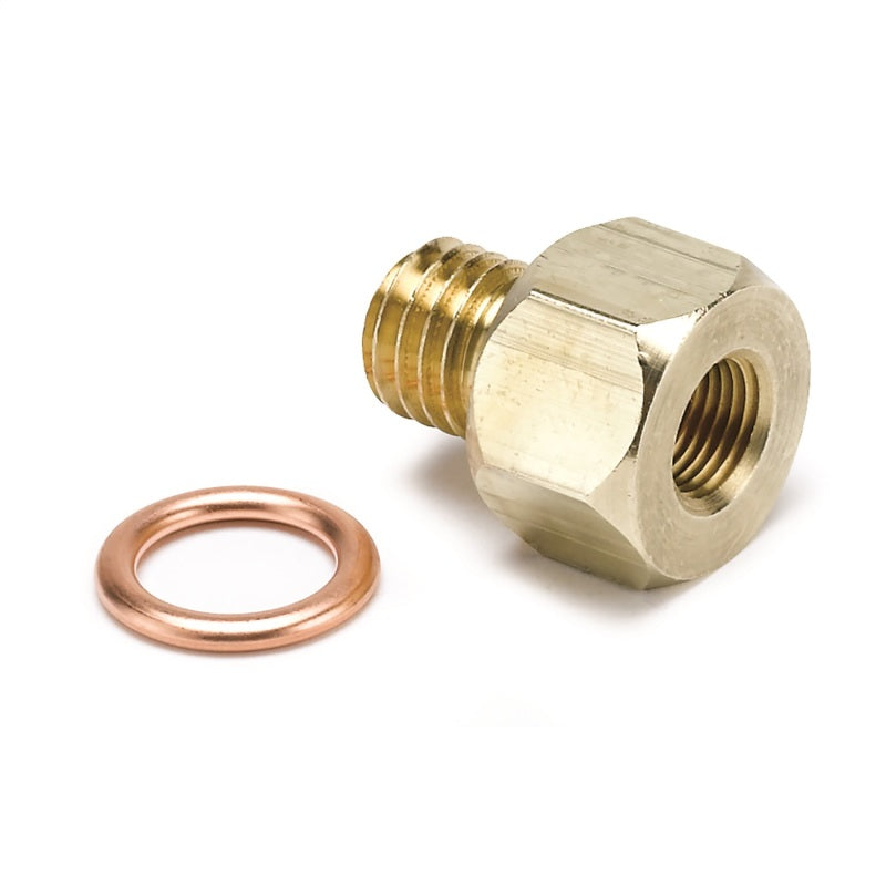 Autometer Metric Electric Temperature or Pressure Adapter - 1/8in NPT to M12x1.75 AutoMeter Gauges  AXOPROS