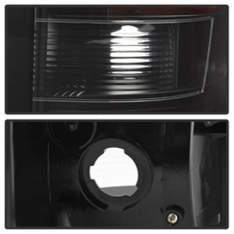Spyder 07-13 Silverado (Will Not Work w/2010 921 Bulb) V3 LED Tail Lghts Blk ALT-YD-CS07V3-LBLED-BK SPYDER Tail Lights  AXOPROS