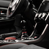 Cobb Subaru 6-Speed Weighted COBB Shift Knob - Black (Incl. Both Red + Blk Collars) COBB Shift Knobs  AXOPROS