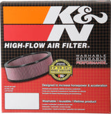 K&N Custom Round Filter 5-1/8in FLG / 9in OD x 4-1/8in HW/VENT K&N Engineering Air Filters - Direct Fit  AXOPROS