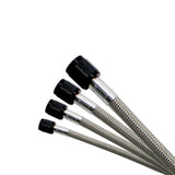 Nitrous Express 3AN 24in SS Braided Hose - Black Nitrous Express Hoses  AXOPROS