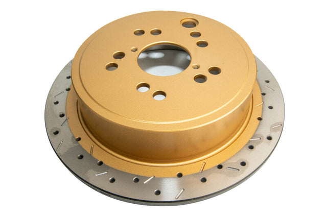 DBA 12+ Subaru/Scion BRZ/FR-S (AU Spec) 10 Lug Slot Rear Drilled & Slotted 4000 Series Rotor DBA Brake Rotors - Slot & Drilled  AXOPROS