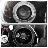 Spyder BMW E90 3-Series 06-08 Projector LED Halo Amber Reflctr Rplc Bulb Blk PRO-YD-BMWE9005-AM-BK SPYDER Headlights  AXOPROS