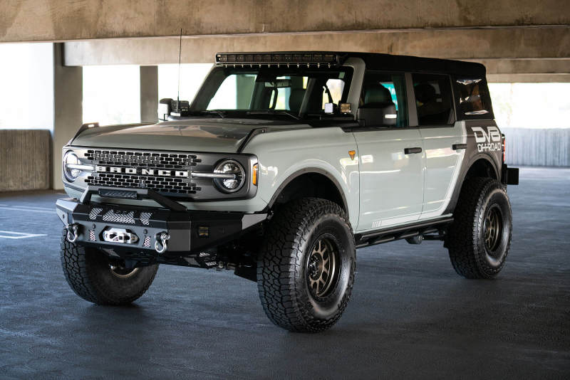 DV8 Offroad Bull Bar Add-On For DV8 Ford Bronco Bumpers - Fits 13in Elite Series Light Bar DV8 Offroad Bumpers - Steel  AXOPROS