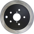 StopTech Power Slot 2015 Subaru WRX (w/o EyeSight) Rear Left Slotted Rotor Stoptech Brake Rotors - Slotted  AXOPROS