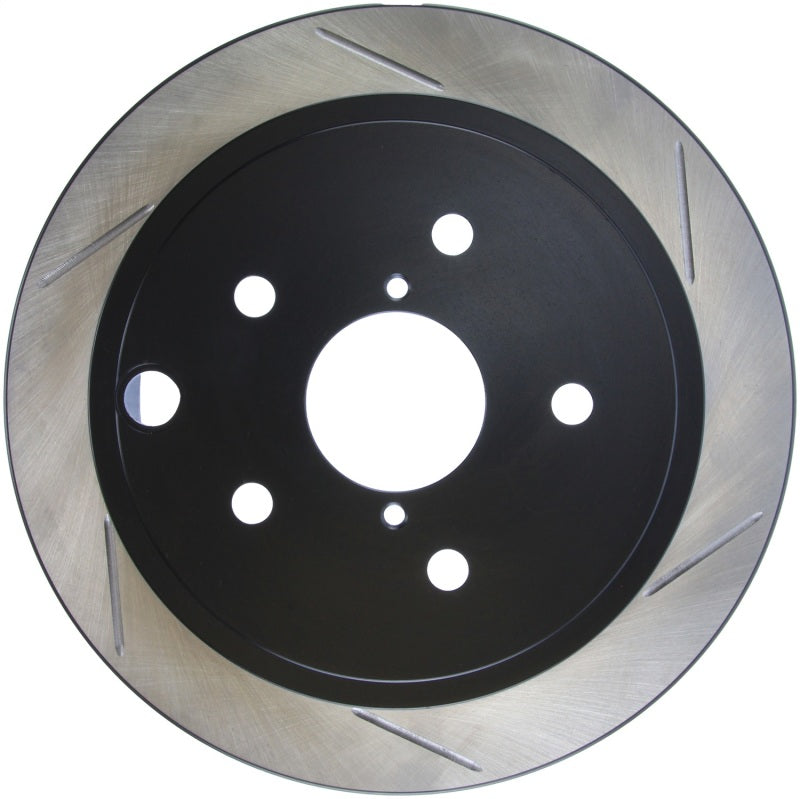 StopTech Power Slot 2015 Subaru WRX (w/o EyeSight) Rear Left Slotted Rotor Stoptech Brake Rotors - Slotted  AXOPROS