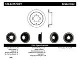 Stoptech 08-17 Toyota Land Cruiser / 08-17 Lexus LX Rear Premium Cryo Rotor Stoptech Brake Rotors - OE  AXOPROS