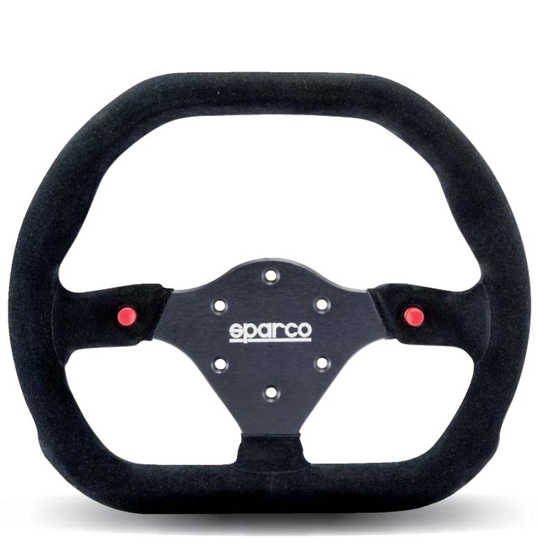 Sparco Steering Wheel 310X260 Suede Black SPARCO Steering Wheels  AXOPROS