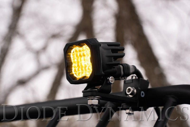 Diode Dynamics Stage Series C1 LED Pod Sport - Yellow Wide Standard ABL (Pair) Diode Dynamics Light Accessories and Wiring  AXOPROS