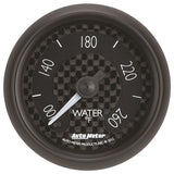 Autometer GT Series 52mm Full Sweep Electronic 100-260 Deg F Water Temperature Gauge AutoMeter Gauges  AXOPROS