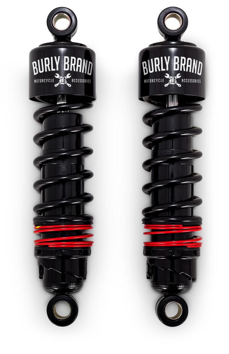Burly Brand Slammer Plus Shocks 11.5in - Black Burly Brand Shocks and Struts  AXOPROS