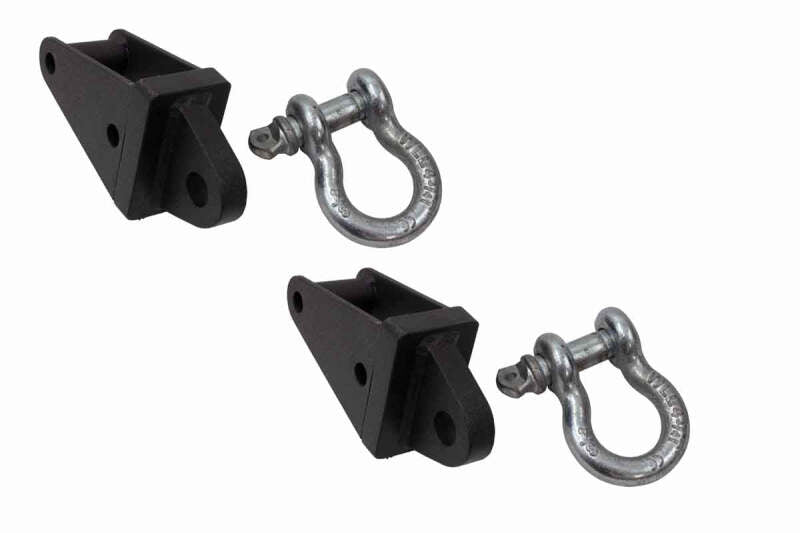 Fishbone Offroad 07-18 JK Wrangler Rubicon and Unlimited Jeep JK Rear D-Ring Frame Mounts Fishbone Offroad Bumper Accessories  AXOPROS