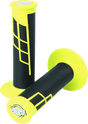 ProTaper Clamp-On 1/2 Waffle Grip - Neon Yellow/Black ProTaper Grips  AXOPROS