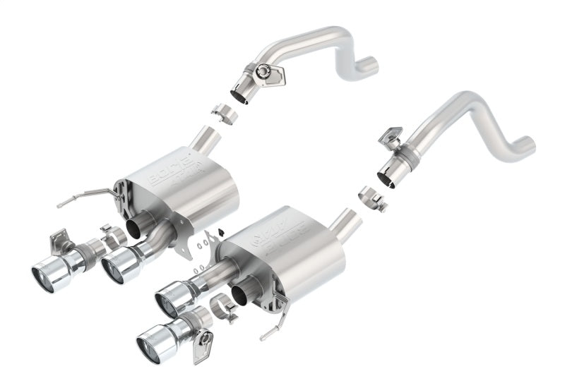 Borla 2014 Chevrolet Corvette C7 6.2L 8cyl ATAK Exhaust w/ NPP Dual Mode (rear section only) Borla Catback  AXOPROS