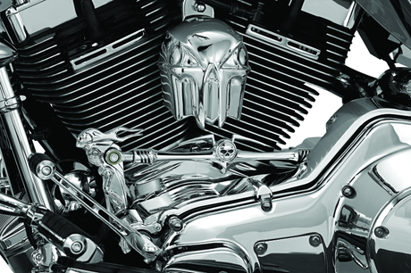 Kuryakyn Zombie Shift Linkage Chrome - AXOPROS Kuryakyn Shifter Cable  