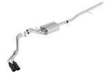 Borla S-Type Cat-Back 14-15 Sierra 1500 Std Bed/CC Short Bed 143.5in WB Side Exit Exhaust Black Tips Borla Catback  AXOPROS