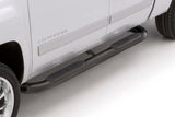 Lund 03-09 Dodge Ram 2500 Quad Cab 4in. Oval Curved Steel Nerf Bars - Black LUND Nerf Bars  AXOPROS