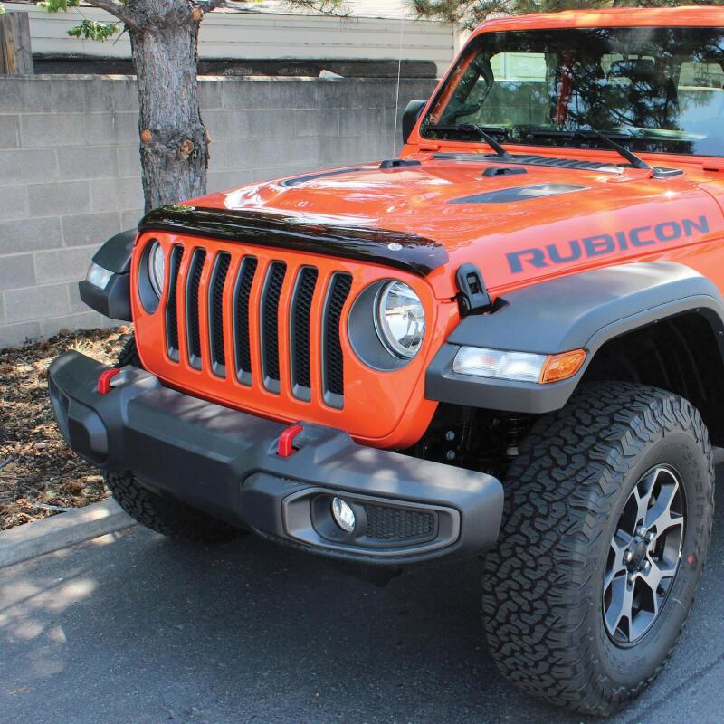 Westin 2018 Jeep Wrangler JL Wade Platinum Bug Shield - Smoke Westin Stone/Bug Deflectors  AXOPROS