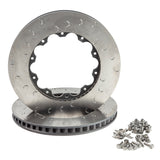 Alcon Nissan R35 GT-R Gen 2 390X32.8mm Rotor Ring Kit - Front Right Alcon Brake Rotors - Slotted  AXOPROS