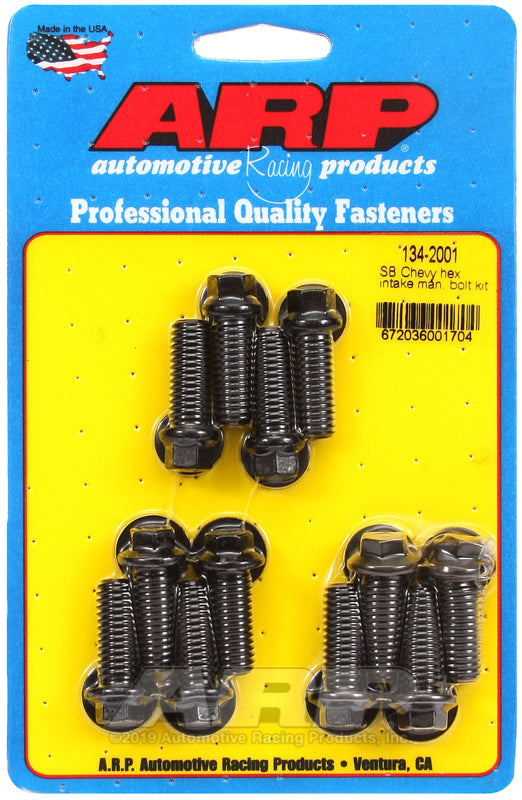 ARP SBC Hex Intake Manifold Bolt Kit ARP Hardware Kits - Other  AXOPROS