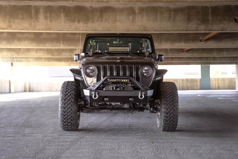 DV8 Offroad 07-23 Jeep Wrangler JK/JL & Gladiator JT FS-15 Series Front Bumper DV8 Offroad Bumpers - Steel  AXOPROS