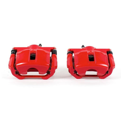PowerStop Power Stop 09-14 Nissan Maxima Front Red Calipers w/Brackets - Pair Brake Calipers - Perf aftermarket performance part