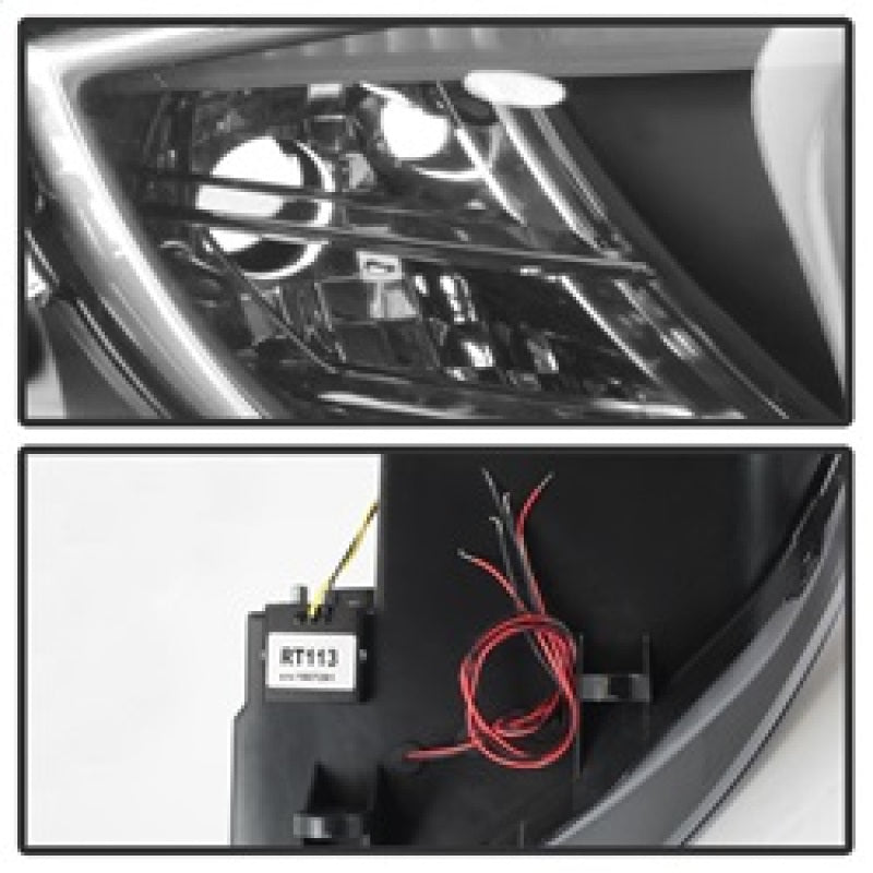 Spyder BMW Z4 03-08 Projector Headlights Halogen Model Only - LED Halo Black PRO-YD-BMWZ403-HL-BK SPYDER Headlights  AXOPROS
