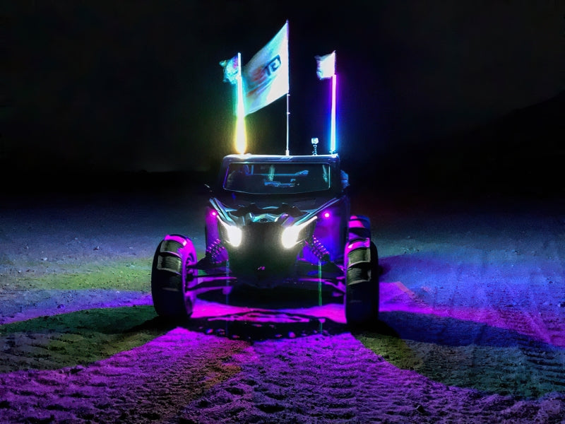 Oracle Off-Road 4ft LED Whip - ColorSHIFT SEE WARRANTY ORACLE Lighting Light Accessories and Wiring  AXOPROS
