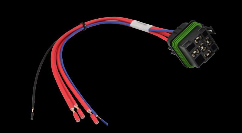 Hella Relay Connector ISO Mini Weatherproof w/ 12in Leads Hella Light Accessories and Wiring  AXOPROS