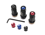 Wheel Mate Muteki Aluminum Closed End Cap 12 X 1.50- Red (24 PCS) Wheel Mate Lug Nuts  AXOPROS