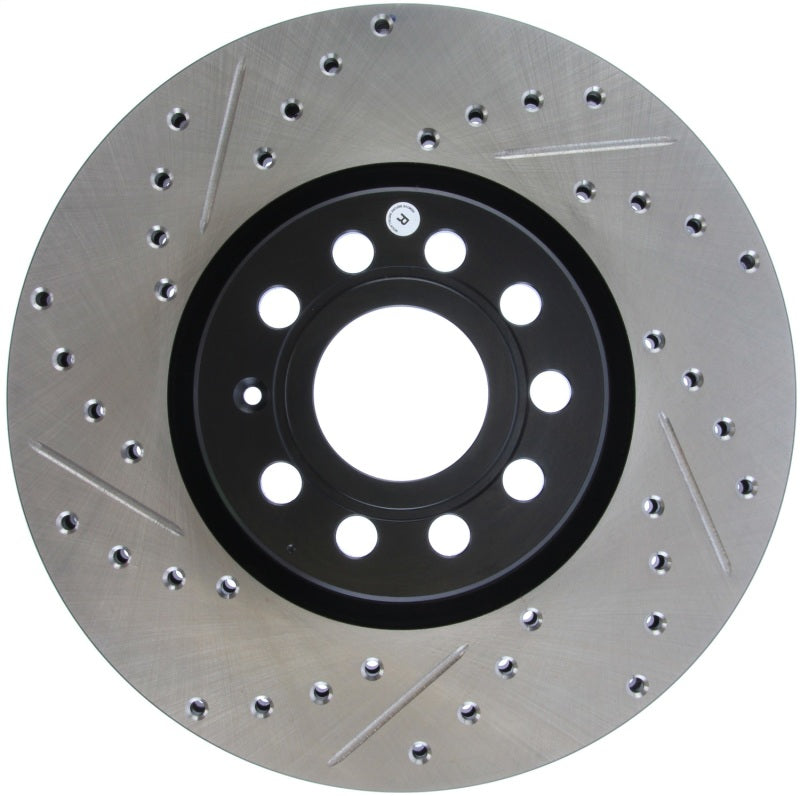 StopTech Slotted & Drilled Sport Brake Rotor Stoptech Brake Rotors - Slot & Drilled  AXOPROS