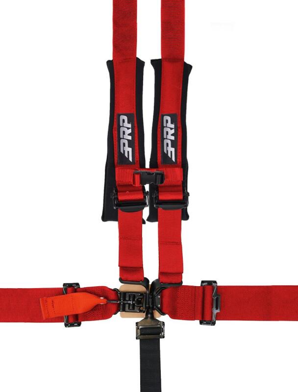 PRP 5.2 Harness - Red PRP Seats Seat Belts & Harnesses  AXOPROS